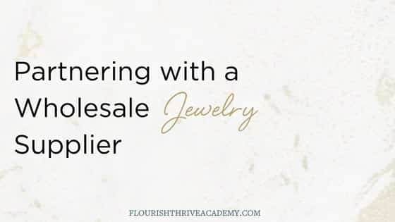 partnering with a wholesale jewelry supplier